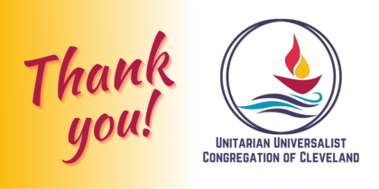 Thank you for supporting UUCC! - Unitarian Universalist Congregation of ...
