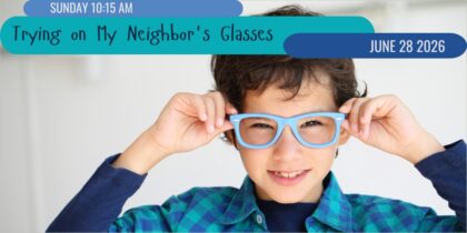 Trying on My Neighbor's Glasses