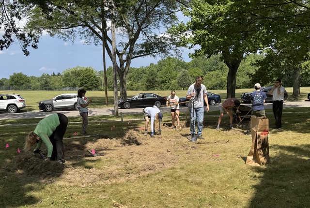 UU Student Designs UUCC Rain Garden