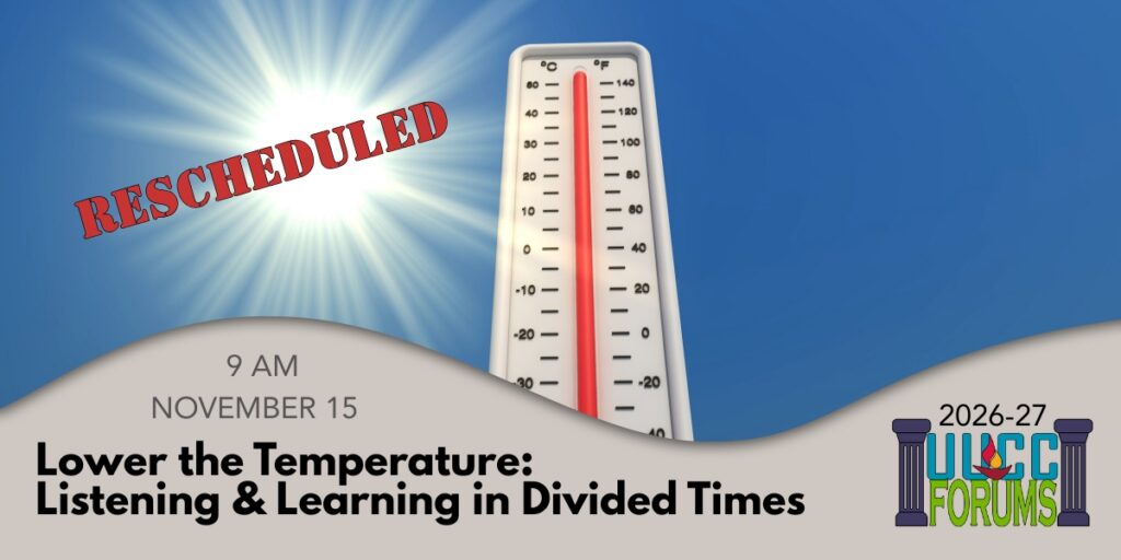 RESCHEDULED: How to Lower the Temperature: Guidance on Listening & Learning in Divided Times